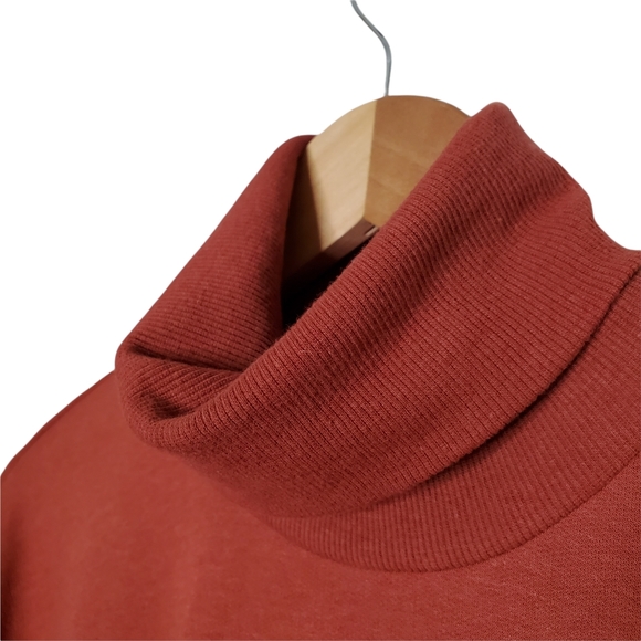 Young Fabulous and Broke Turtleneck Asymmetrical Sweatshirt Mini Dress NWT Sm - Picture 7 of 10